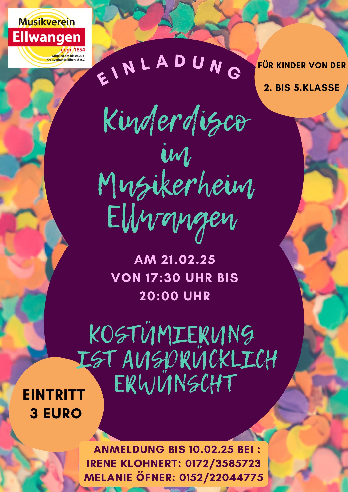 Kinderdisco 2025Flyer